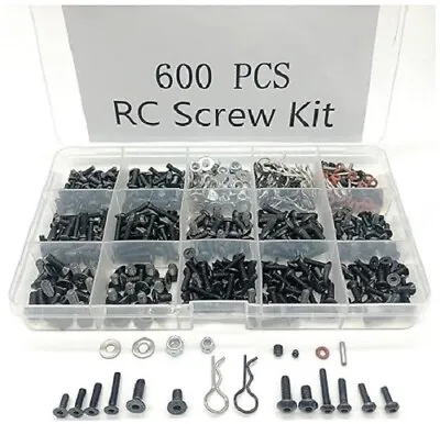 600Pcs Universal RC Screw Kit Screws Assortment Set Hardware Fasteners For Trax • $20.30