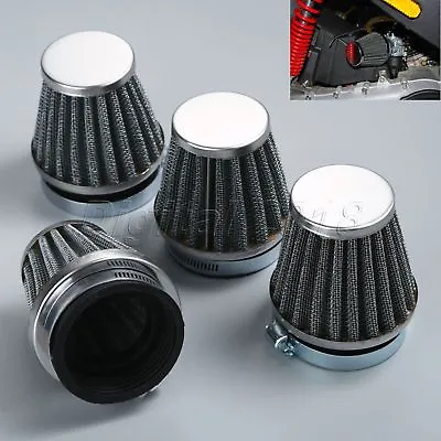 4X Conical Motorcycle Mushroom Air Intake Filter Cleaner 54mm For Yamaha Honda • $14.63