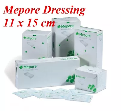 Mepore Self Adhesive First Aid Dressings For Skin Cuts Burns Wounds - 11 X 15cm • £9.89