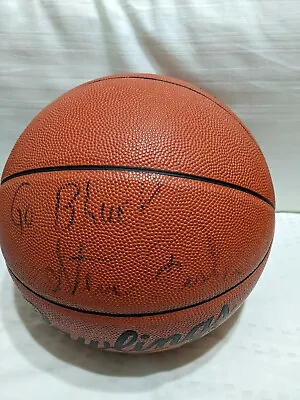 Steve Fisher Signed Basketball Michigan Wolverines Fab Five 5 NCAA • $44.99