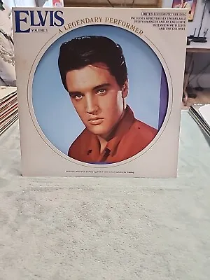 Elvis Presley A Legendary Performer-Vol. 3 1978 VINYL LP Picture Disc CPL1-3078  • $16.99