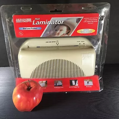 Hot Laminator Up To 4 WidePackage +6 Pouches- Vintage NEW Factory Seal & Protect • $12.75