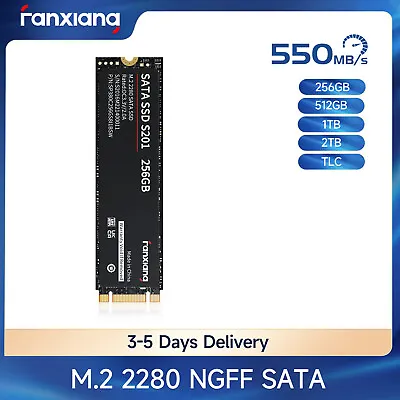 Fanxiang M.2 SATA SSD 1TB 2TB 512GB 256GB NGFF M2 Internal Solid State Drive Lot • $109.99