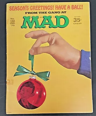 MAD Magazine #132  Season's Greetings! January 1970 Cover Vintage Collectible • £5.62