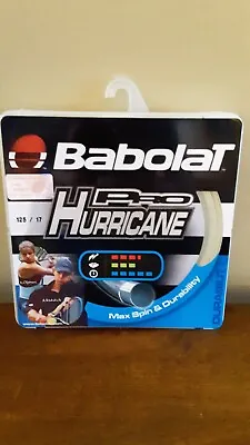 Babolat Pro Hurricane Tennis String 17G 125 Natural Max Spin And Control New NIP • $19.99