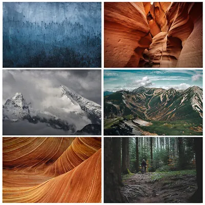 Natural Scenery Vinyl Photography Backdrop Photo Background Prop Wall Decoration • £6.59