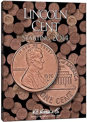 H E HARRIS 4002 Coin Folder #4 LINCOLN CENT 2014 - 2024  Book / Album  Penny • $4.39