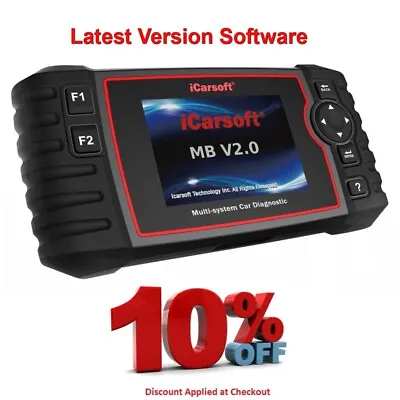 $166.14 • Buy ICARSOFT For Mercedes MB V2 Diagnostic Scanner + Extra Features.