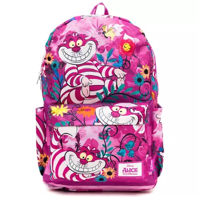 $59.90 • Buy WondaPOP - Disney Alice In Wonderland Cheshire Cat 17  Full Size Nylon Backpack