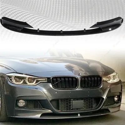 For 12-18 BMW F30 M Sport M Performance Carbon Look Front Bumper Lip Splitter • $139.99