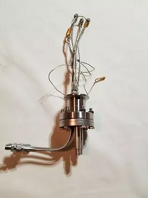 $350 • Buy Crystal Deposition Vacuum Feedthrough , 2.75  Conflat Dual Crystal Feedthrough