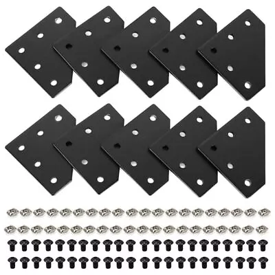 10Pcs 2020 L Shape Joint Board Plate Corner Bracket Aluminum Extrusion Connector • $24.99