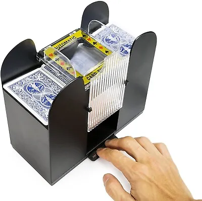 6-Deck Automatic Battery Operated Playing Card Shuffler Casino Casino BlackJack • $20.99