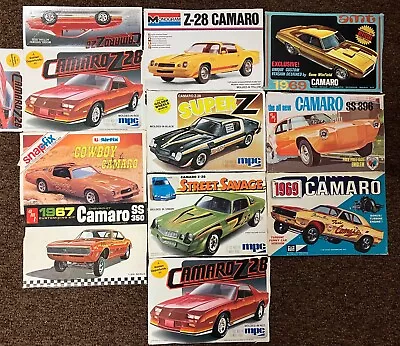 AMT MPC Monogram Model Box Art 1967 1969 Camaro SS 350 396 Z-28 Turbine Funny Ca • $2.25