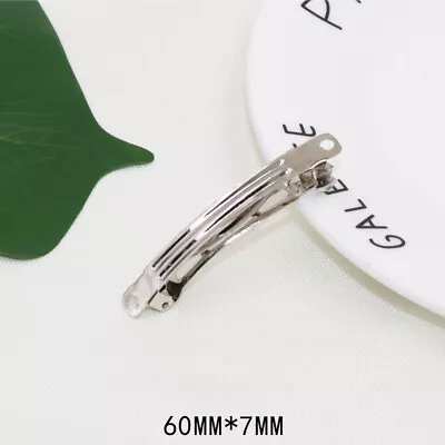 Metal Single Hairpin Clip Blank Setting Base For DIY Hair Clip Making Suppl-wq • £4.21