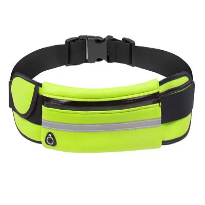 3PCS Unisex Outdoor Waterproof Waist Bag Sport Running Multi Pocket Bumbags Zip • $10.46