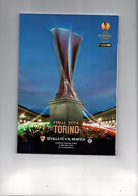 2014 Sevilla V Benfica UEFA Cup Final Football Programme • £6.50