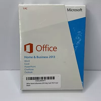 Microsoft Office T5D-01575 Retail Home And Business 2013 Product Key Card - 1 PC • $69.99