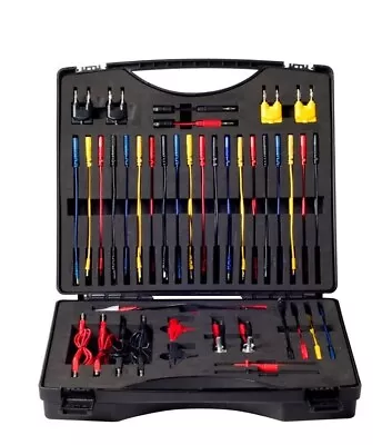 92pcs Multimeter Test Lead Kit Probe Pen Cable Alligator Clip Multi Meter Tool • $137