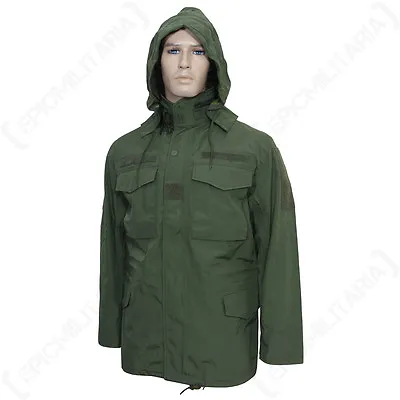 US Olive M65 Field Jacket - Winter Waterproof Windproof Trilaminate Coat New • £47.95