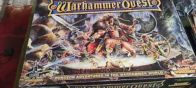 Warhammer Quest  Board Game 1995 (Complete) *With 30 Extra Figures* • £415