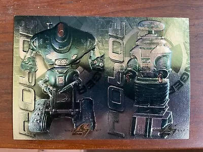 Lost In Space 1998 Movie WM1 War Of The Robots 2 Up Panel Inkworks Rare • £120.53