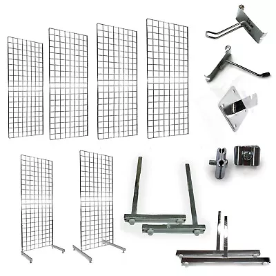 £15.72 • Buy Grid Panel Grid Mesh Grid Wall Retail Display Shop Fittings & Accessories (E3ML)
