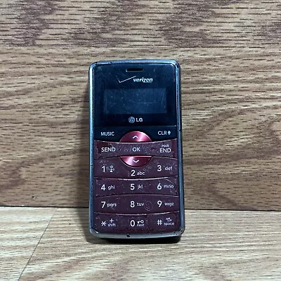 LG Envy2 VX9100M (Verizon) Messenger Phone - Red Maroon Vintage UNTESTED • $4