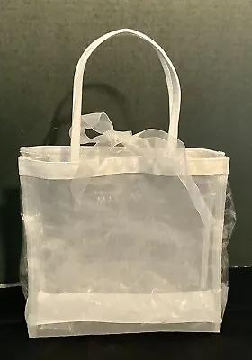 Mary Kay Purse Travel Hand Gift Bag Makeup Case Organizer Mini Clear Tote White • $9.99