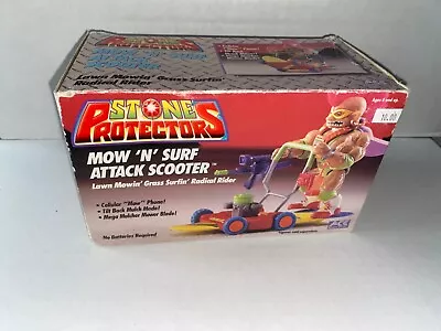 Stone Protectors Mow N Surf Attack Scooter Vintage 1993 • $9.99