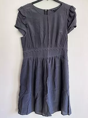 Short Sleeve Grey M&S Limited Collection Dress Size 12 • £7.50