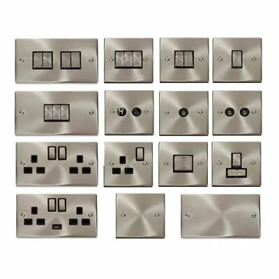 Click Deco Victorian Satin Chrome Light Switches & Plug Sockets  • £16.57