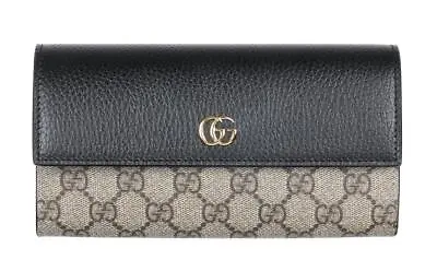 New Gucci Marmont Continental Long Double G Guccissima Wallet W/box • $543.99