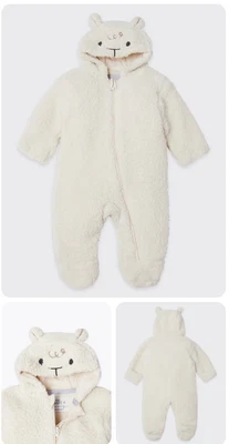 £12 • Buy Baby Boy Girl 3-6 Months Snowsuit Pramsuit Winter Coat All In One Ex M&S