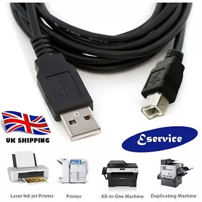 CANON PIXMA HP Envy 120 / 5532 / 4500 Range PRINTER USB DATA CABLE LEAD • £3.59