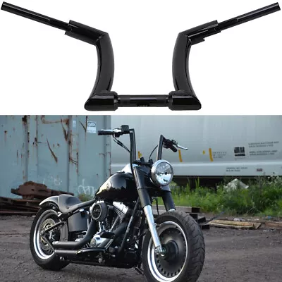 12  Black Dna Monster Fat Ape Hanger Z Bars 1-1/4  Fits For Harley Handlebars • $161.45