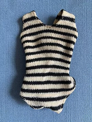 Vintage Doll Swimsuit Barbie Clone Hong Kong Bild Lilli Babs Sylvie Zebra Stripe • $9.99