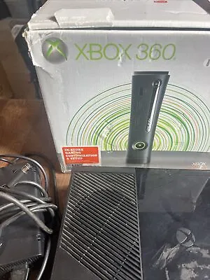 $50 • Buy Microsoft XBox 360 E Console 250gb Model 1538 2 Controllers Box Tested Works