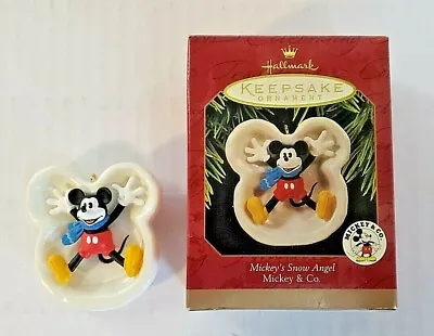 Hallmark Keepsake Disney Mickey's Snow Angel Mickey & Co Christmas Ornament • $12.99