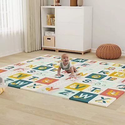 Extra Large Thick 2Sided Baby Play Mat Kids Crawling Educational Soft Foam Game • £26.99