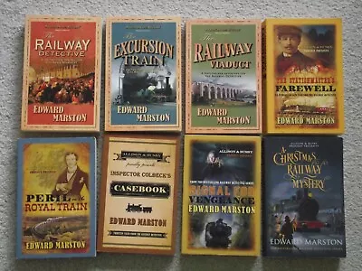 Pick ANY 4 From 8  Edward Marston Paperbacks : The Railway Detective Series. • £1.25