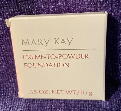 Mary Kay  BEIGE 4” Creme To Powder Foundation/ New In Box  Full Size .35 Oz • $29.95