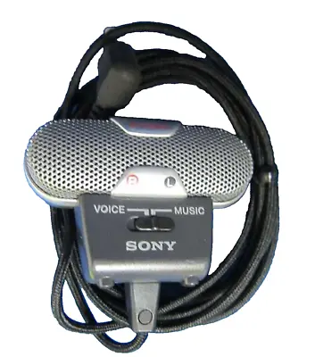 SONY ECM-719 Condenser Microphone Stereo Record Voice Music Changeover Switch • $50.73