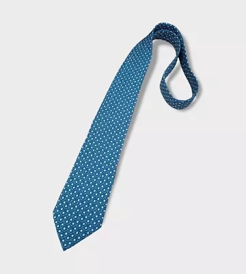 VINEYARD VINES XL Blue Golf Silk DESIGNER Tie HANDMADE USA  • $35.32