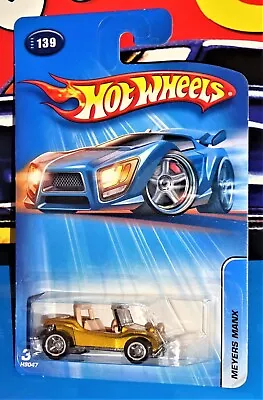 Hot Wheels 2005 Mainline #139 Meyers Manx Gold W/ CoMo5s • $5