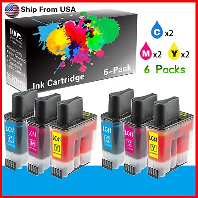 6PK LC41 LC-41 Color Ink Cartridge For MFC-210C MFC-215C MFC-5440CN (2C2M2Y) • $5.99