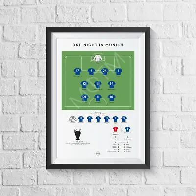 Chelsea Vs Bayern Munich Champions League Final 2012 Football Print • £49.99