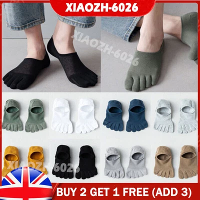 £4.16 • Buy Mens Five Finger Toe Orthopedic Compression Socks Cotton Casual Breathable UK