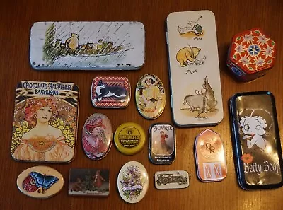 Lot Of Small Tins • $15