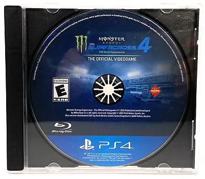 Monster Energy Supercross: The Official Videogame PS4 (Sony PlayStation 4 2018) • $8.99